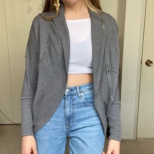 Aritzia | grey Diderot sweater long cardigan